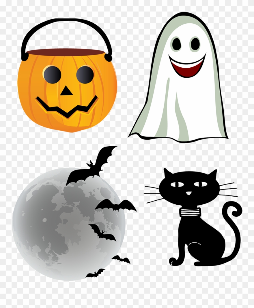 Euclidean Clip Art Scary - Palavras Em Ingles Do Halloween - Png Download