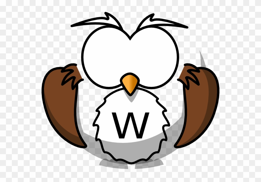 Owl Clip Art At Clker - Cartoon Animals To Colour - Png Download