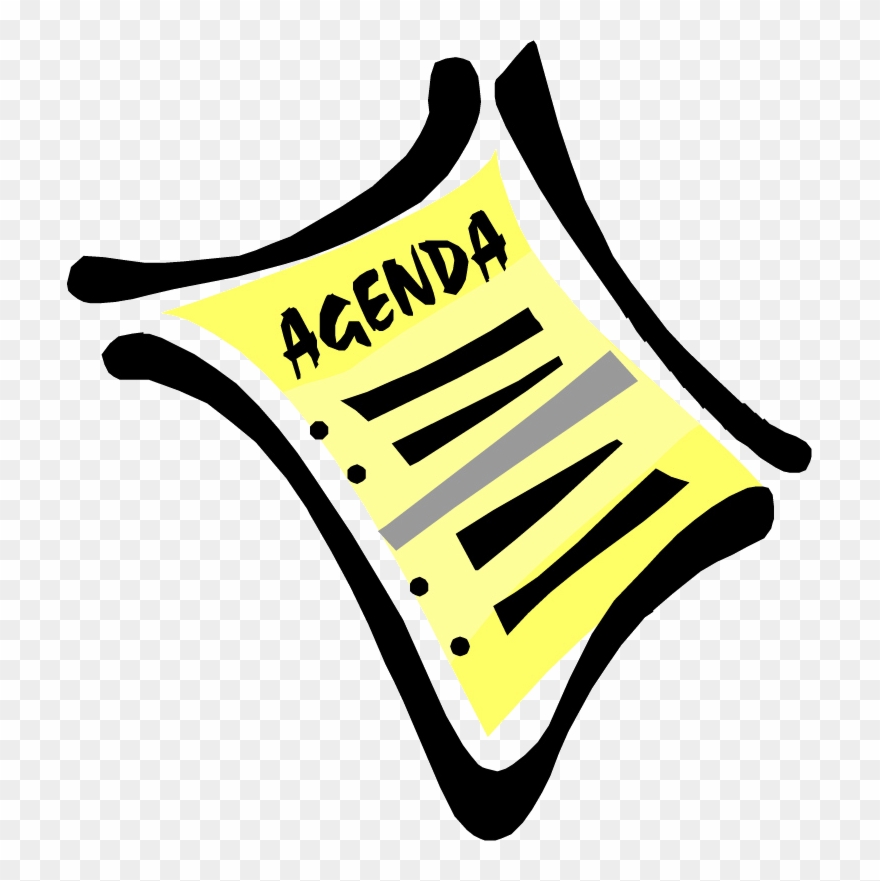 Cda Board Meeting And Public Discussion - Meeting Agenda Clip Art - Png Download