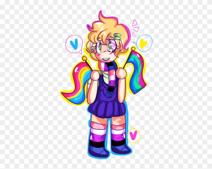 Pansexual Pride Flag Clipart