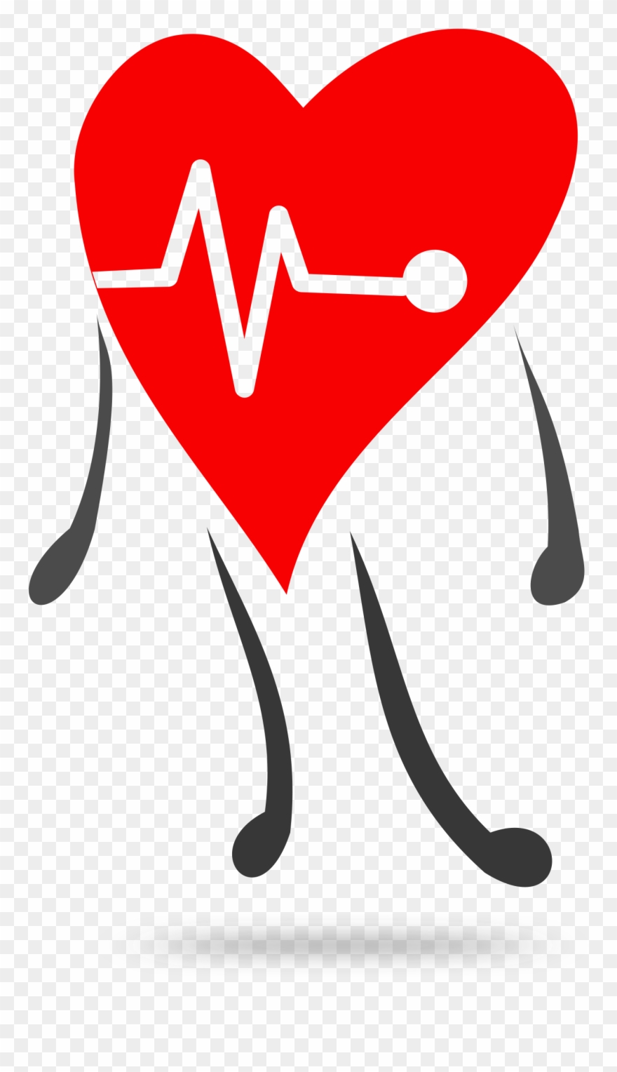 Heartbeat Clipart Healthy - Health Clip Art - Png Download