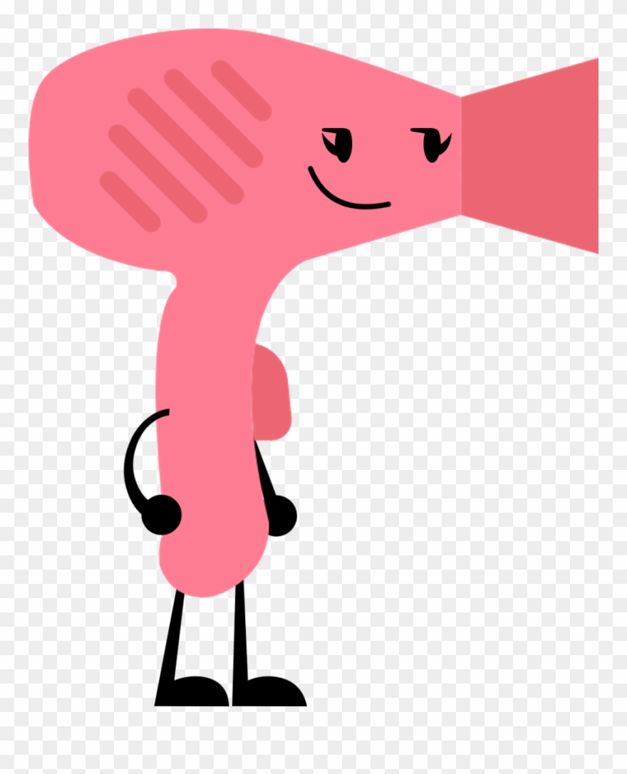 Blow Dryer - Cartoon Clipart