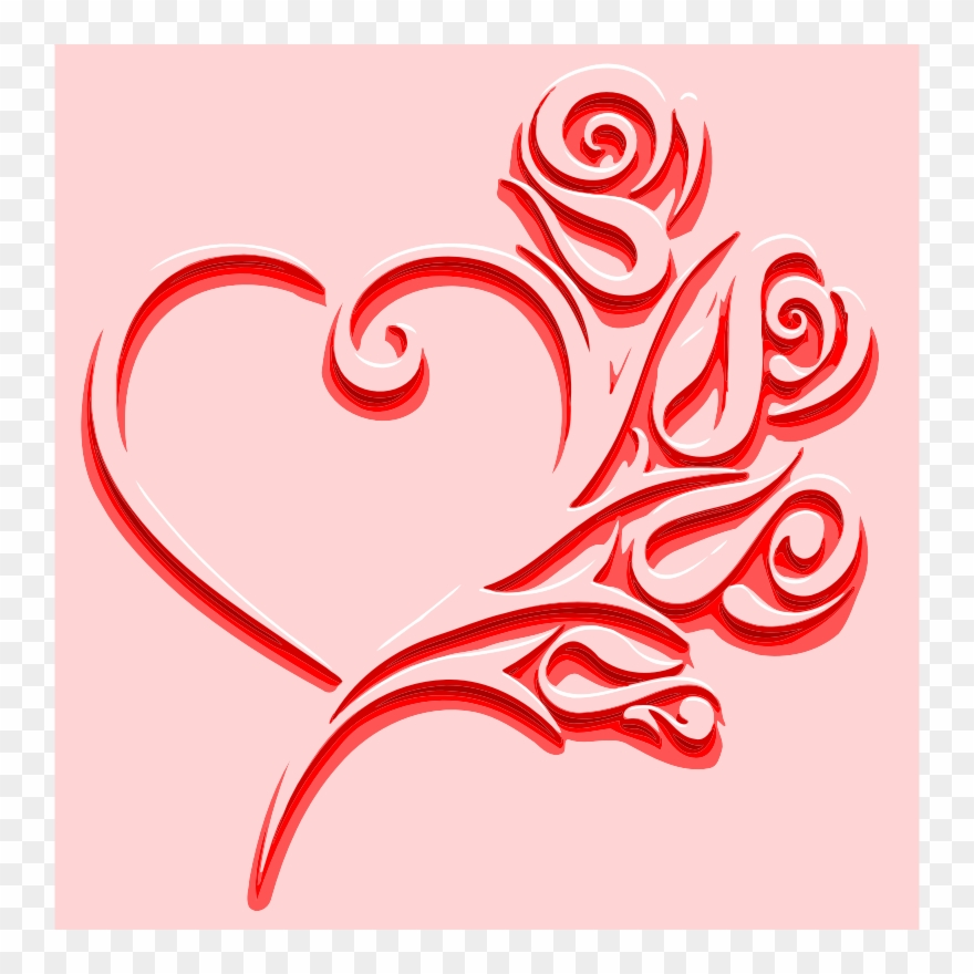 Clip Art Clipart Heart Clip Art - Heart Abstract - Png Download