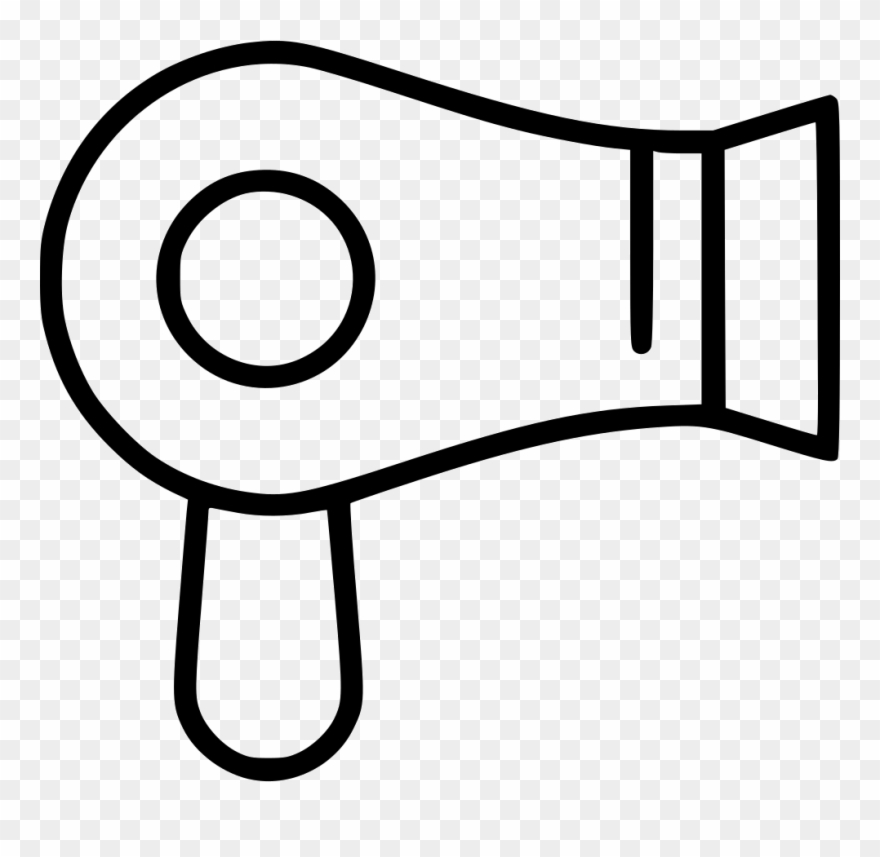 Hair Dryer Comments - Vector Graphics Clipart