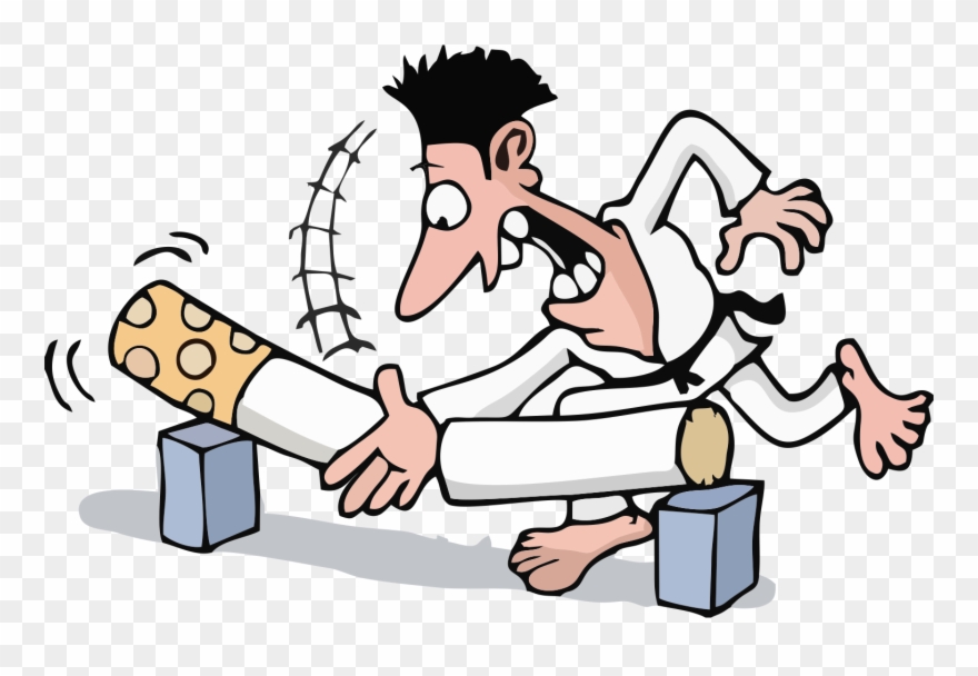 Well, When We First Initiate Smoking, We Do Light Those - Give Up Smoking Cartoon Clipart