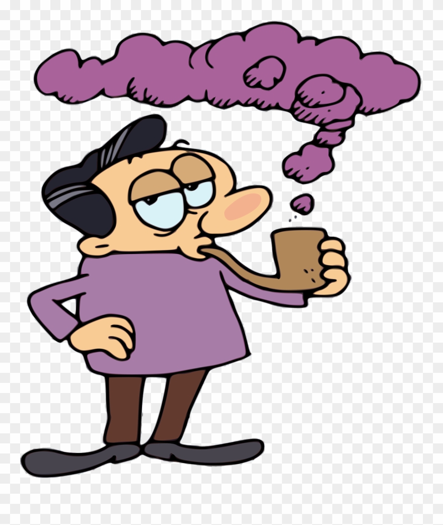 Purple Haze - Merokok Kartun Clipart