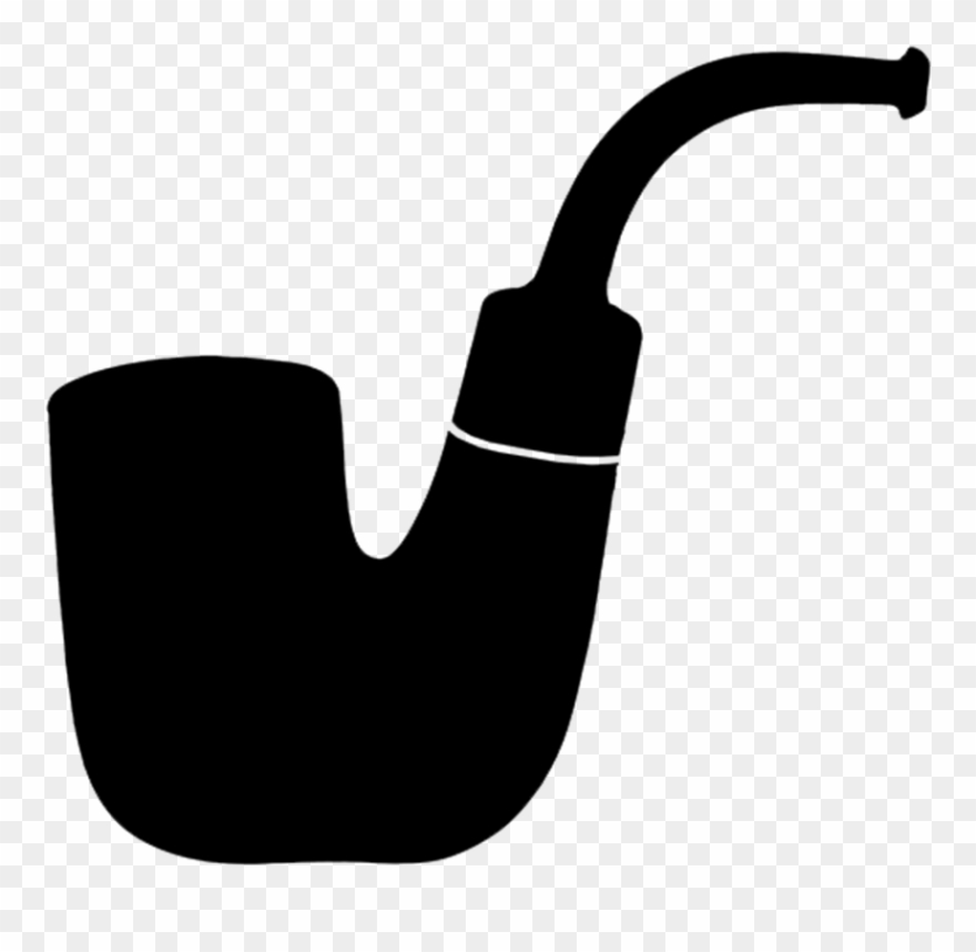 Oom Paul/hungarian Silhouette - Tobacco Pipe Clipart