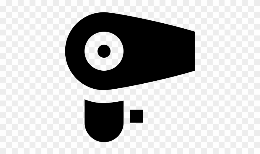 Hair Dryer Rubber Stamp - Hair Dryer Clipart