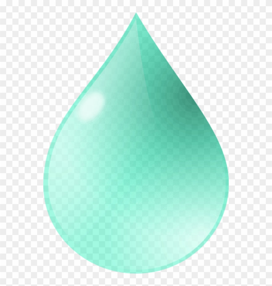 Glass Of Water Clip Art - صور قطرة ماء كرتون - Png Download