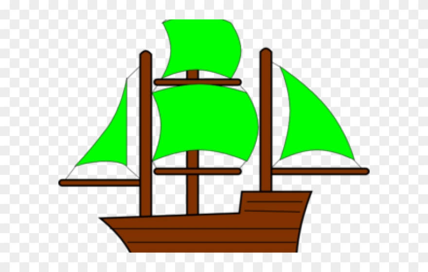 Free Shipping Clipart Green - Ship Clip Art - Png Download