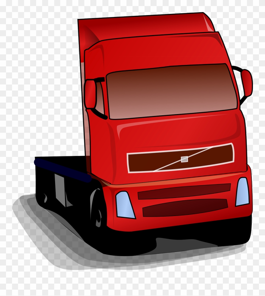 Truck Semi Freight - Happy Thanksgiving Truck Drivers Clipart