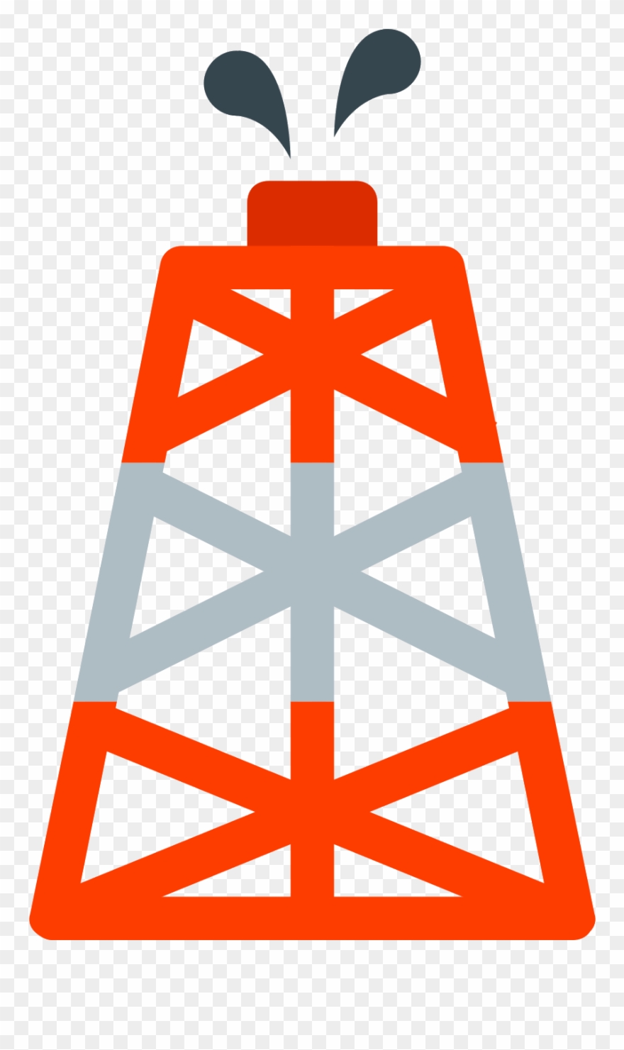Oil Rig Icon - Oil Rig Emoji Clipart