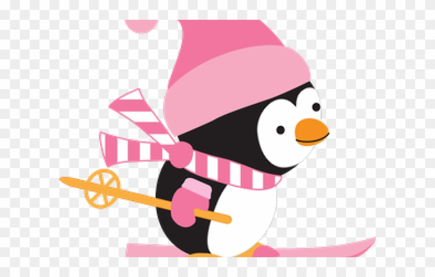 Image Ski Snowboard Free On Dumielauxepices Net Penguin - Penguins Playing In Snow Clip Art - Png Download