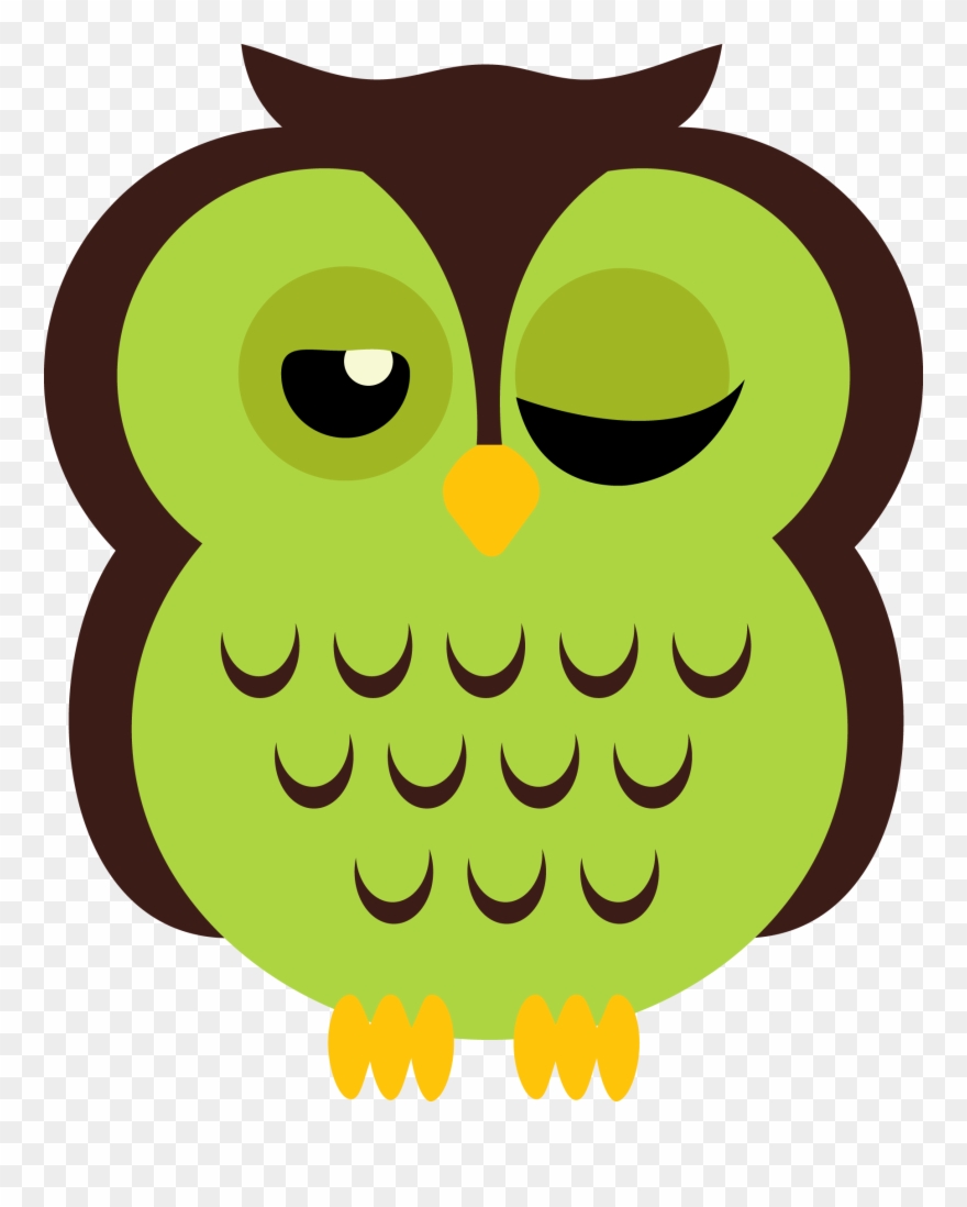 Owl Clip Art - Corujinha Azul No Galho Png Transparent Png