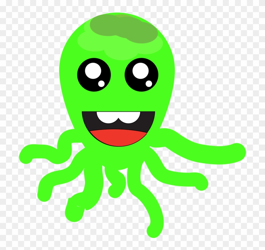 Frog Smiley Green Line Leaf Clipart