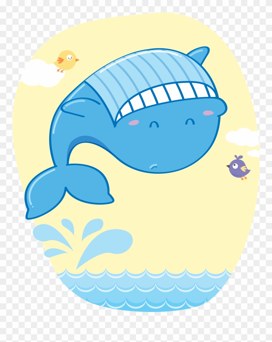 Whale Dance Illustration Clipart