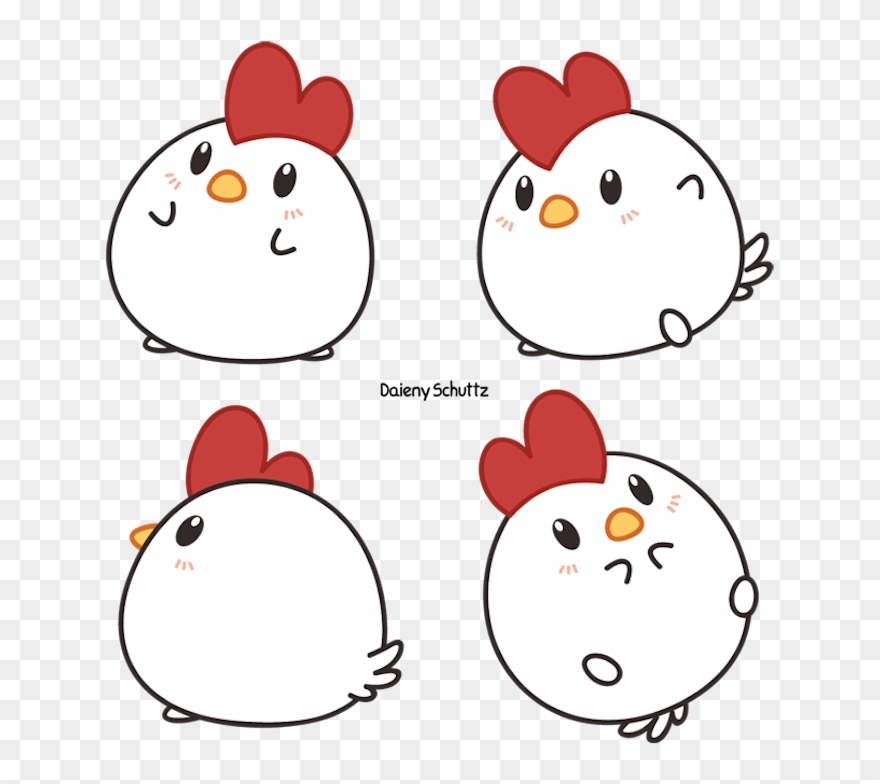 Clip Free Corgi Clipart Cute Chibi - Chibi Chicken - Png Download