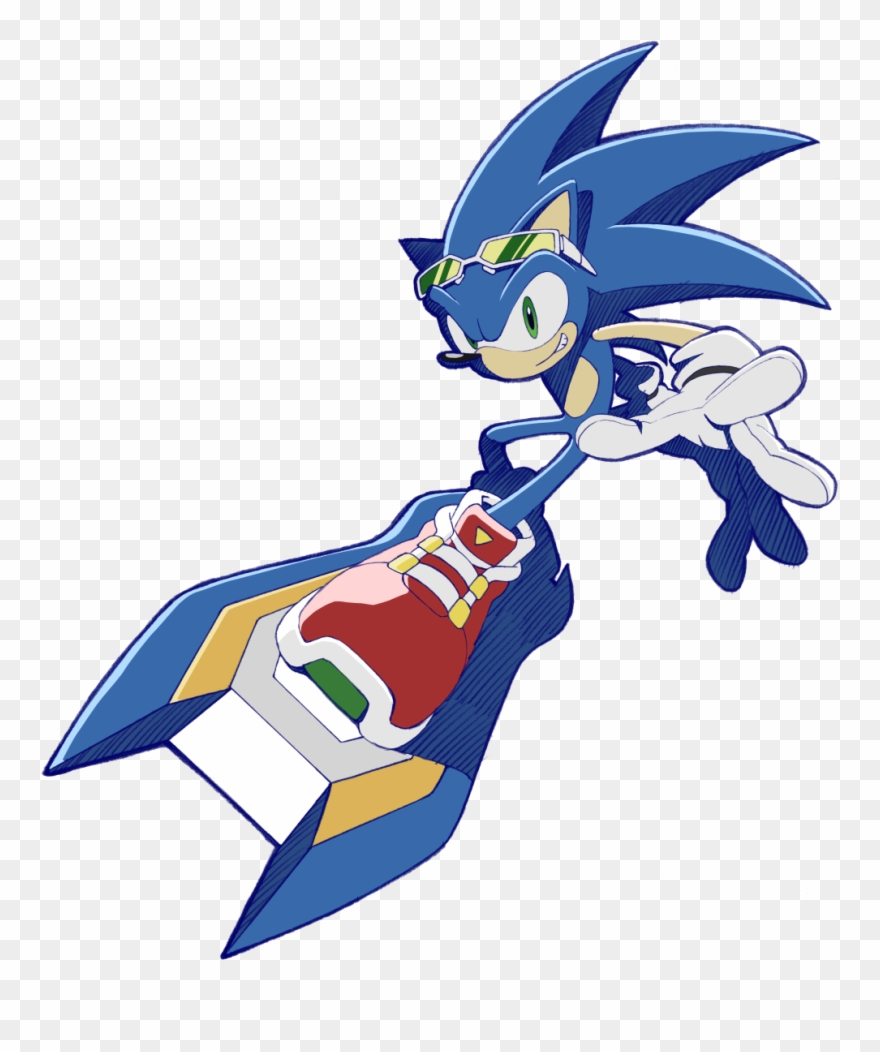 Sonic Riders - Sonic The Hedgehog Sonic Riders Clipart