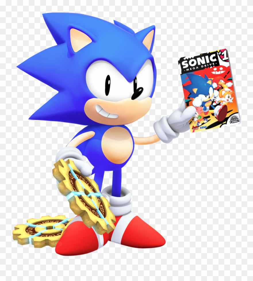 Merrygamemike 🎄 On Twitter - 3d Classic Sonic Clipart
