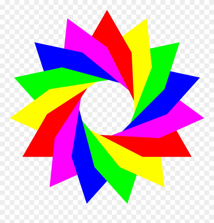 Triangle Computer Icons Color Rainbow - Clip Art - Png Download