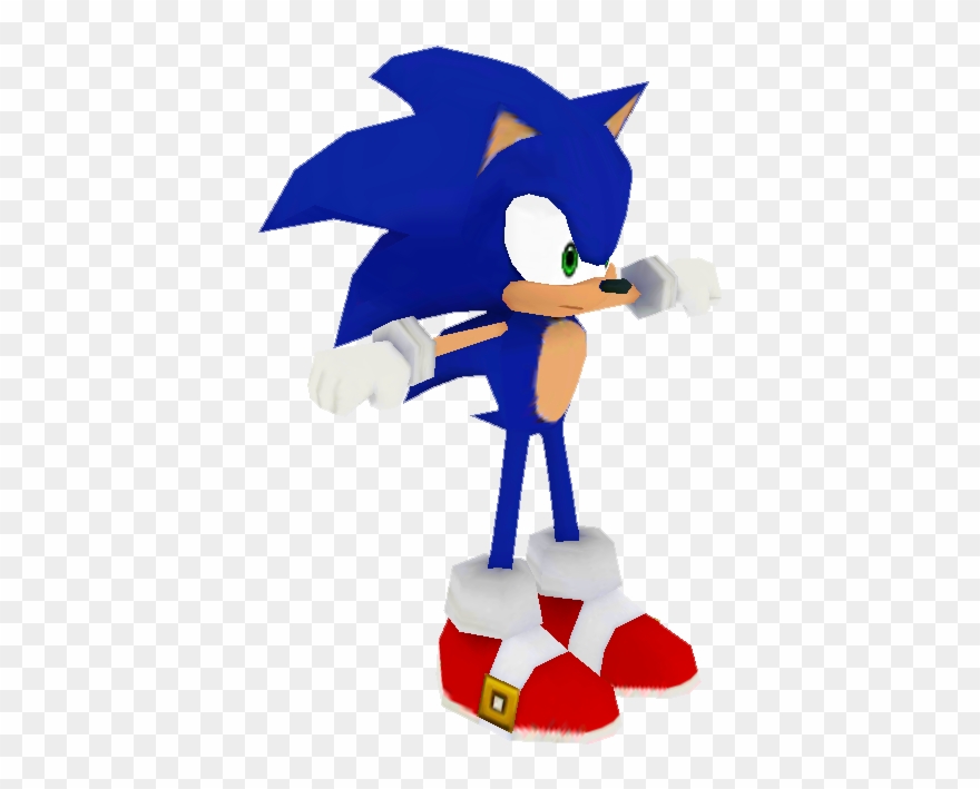 Download Zip Archive - Sonic Generations 3ds Sonic Model Clipart