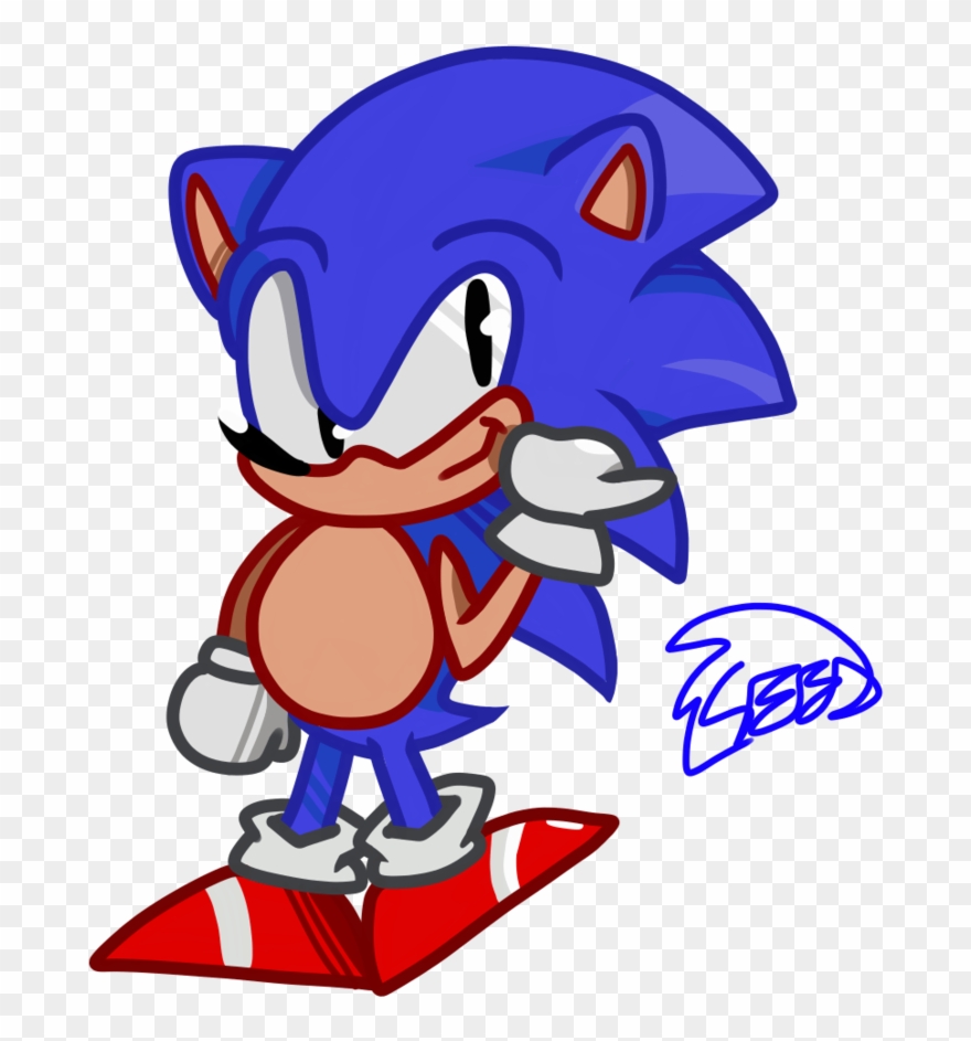 Sonic 2 Styled Sonic - Sonic The Hedgehog 2 Clipart