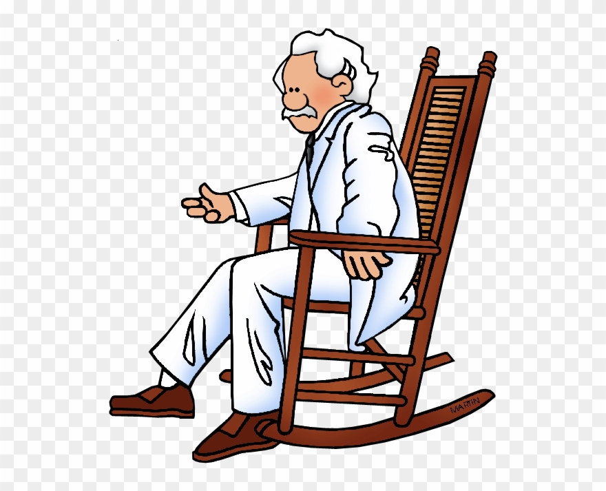 United States Clip Art By Phillip Martin, Famous People - Mark Twain Clip Art - Png Download