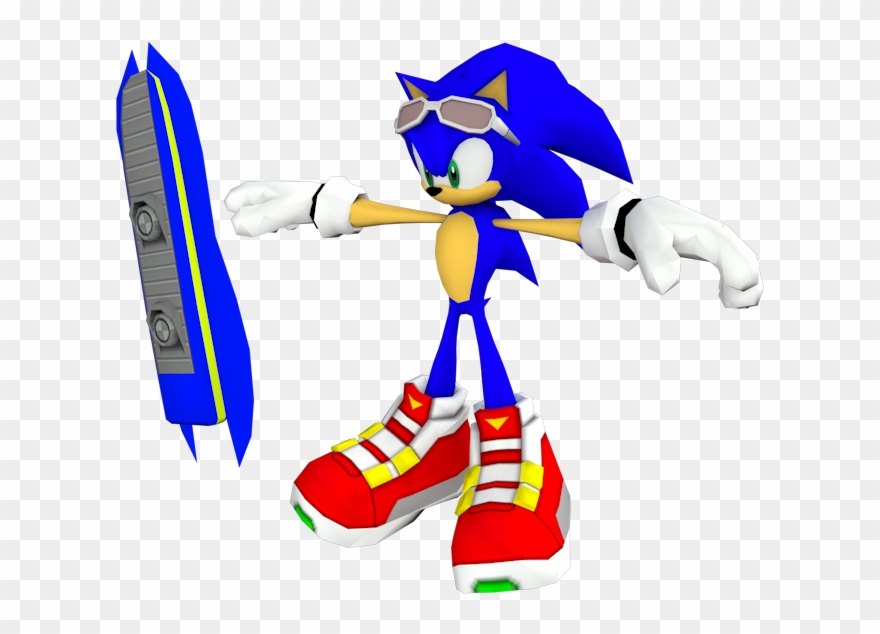 The Hands And Feet Are Humongous, Even By Sonic Standards - Sonic Riders Clipart