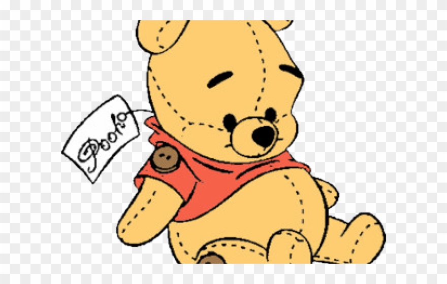 Stuffed Animal Clipart Pooh - Winnie Pooh Baby Png Transparent Png