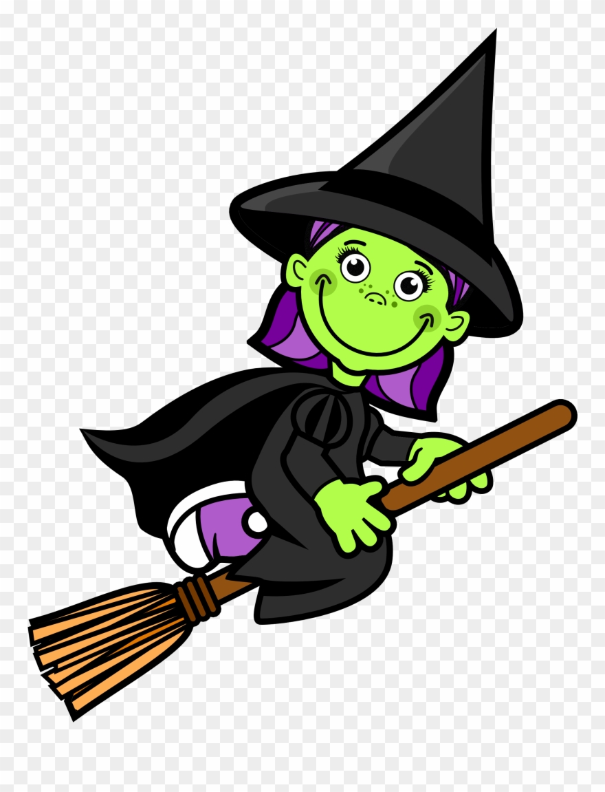 Baby Witch - Clip Art - Png Download