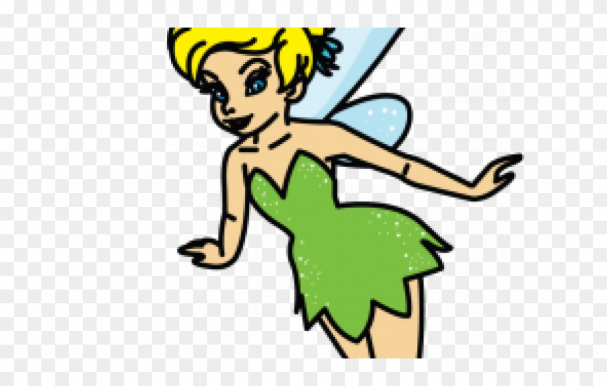 Fairy Tale Clipart Easy - Tinkerbell Cartoon - Png Download