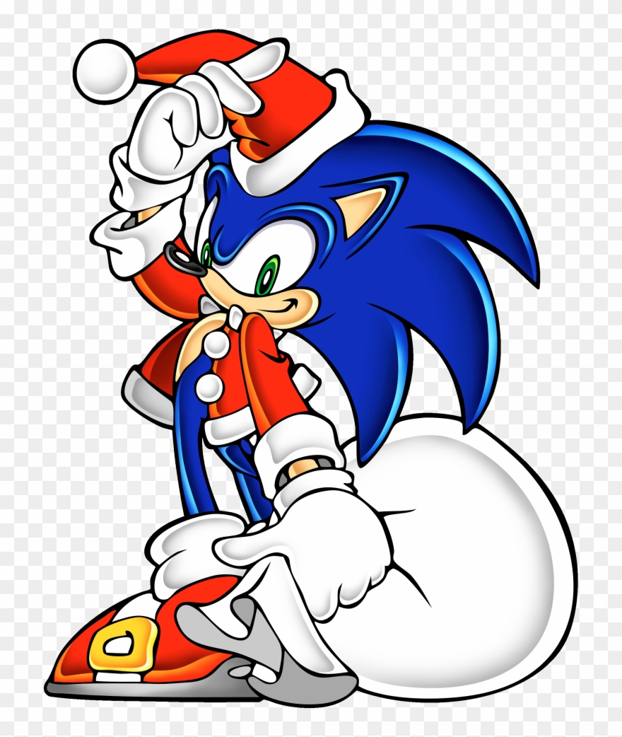 Sonic Adventure - Sonic The Hedgehog Santa Clipart
