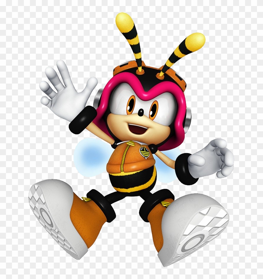 Charmy - 9 Sonic The Hedgehog Stickers, Rewards, Crafts, Scrapbooking, Clipart