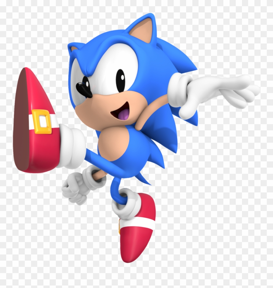 Sonic The Hedgehog Clipart Classic Sonic - Sonic Forces Sonic Clasico - Png Download