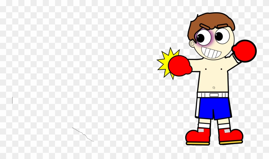 Fighting Clipart Boxing Man - Cartoon Boxers With Transparent Background - Png Download