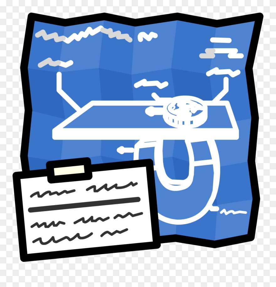 Magnet Blueprints - Club Penguin Blueprints Clipart