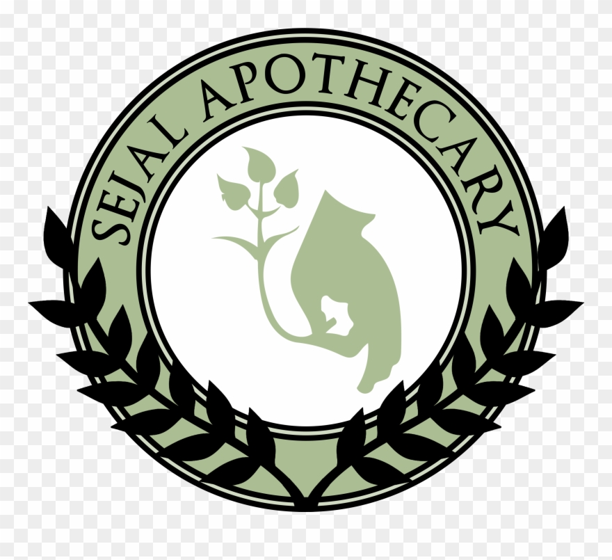 Body, Mind And Spirit Wellness With Plant And Flower - Emblem Clipart