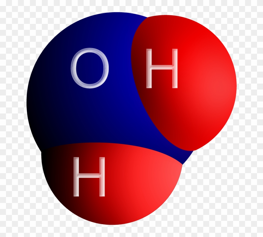 The H2o Molecule - H2o Png Clipart