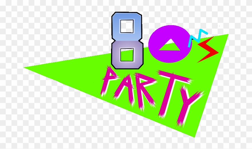 80's Party - 80's Laser Transparent Background Clipart