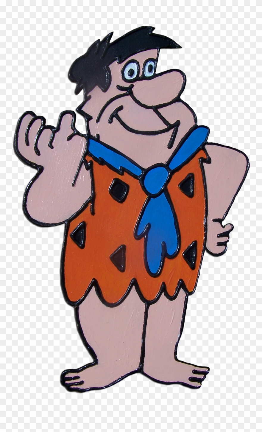 Fred Flintstones Garden Stake - High-definition Television Clipart