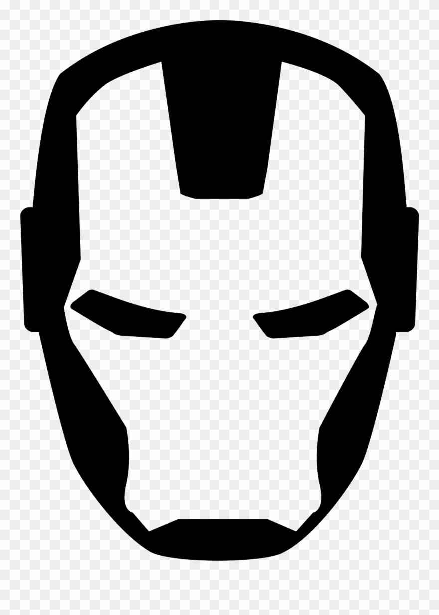 Iron Man Icon - Iron Man Vector Logo Clipart