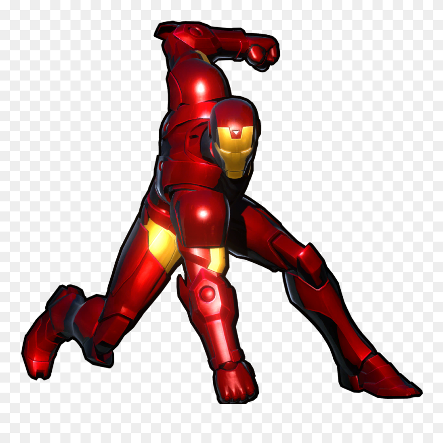 Iron Man Mvc3 Official Game Art Iron Man Mvc3 Win Pose - Iron Man Marvel Vs Capcom Png Clipart
