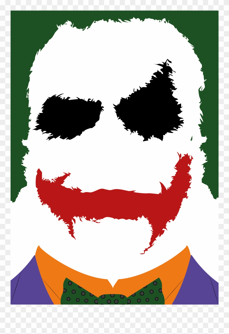 Jpg Free Stock Joker From Batman The Dark Knight Illustrator - Illustration Clipart