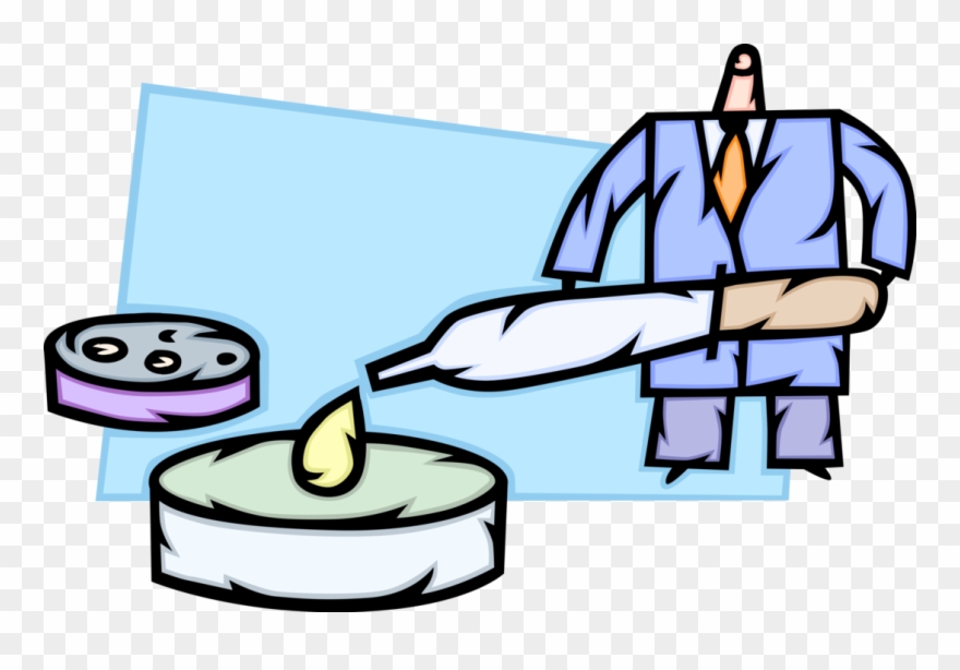 Vector Illustration Of Microbiology Science Researches Clipart