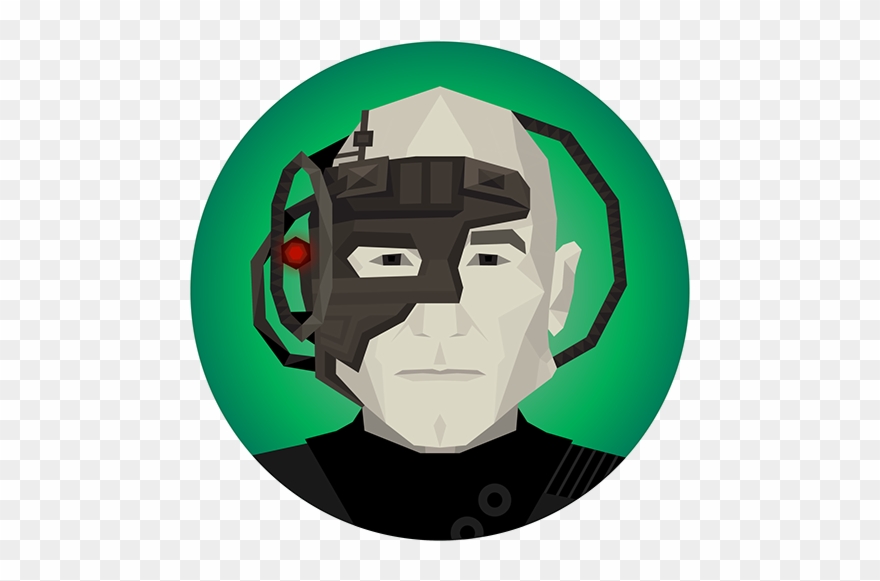 Locutus Of Borg - Illustration Clipart
