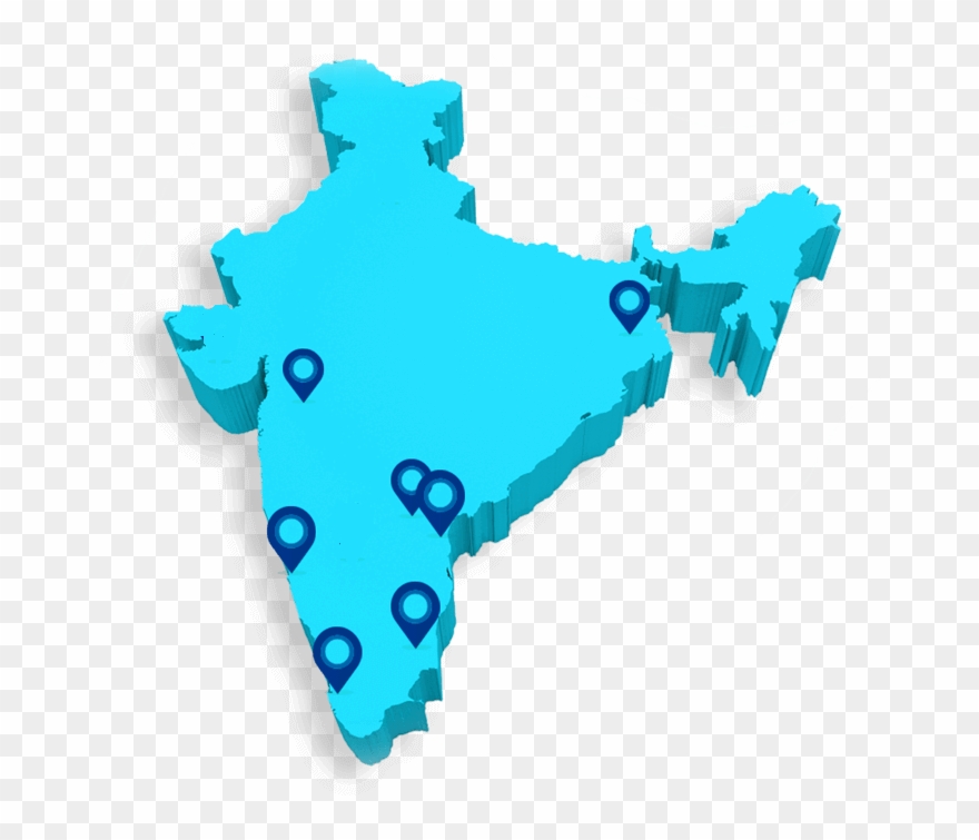 Available In - - India Map In 3d Clipart