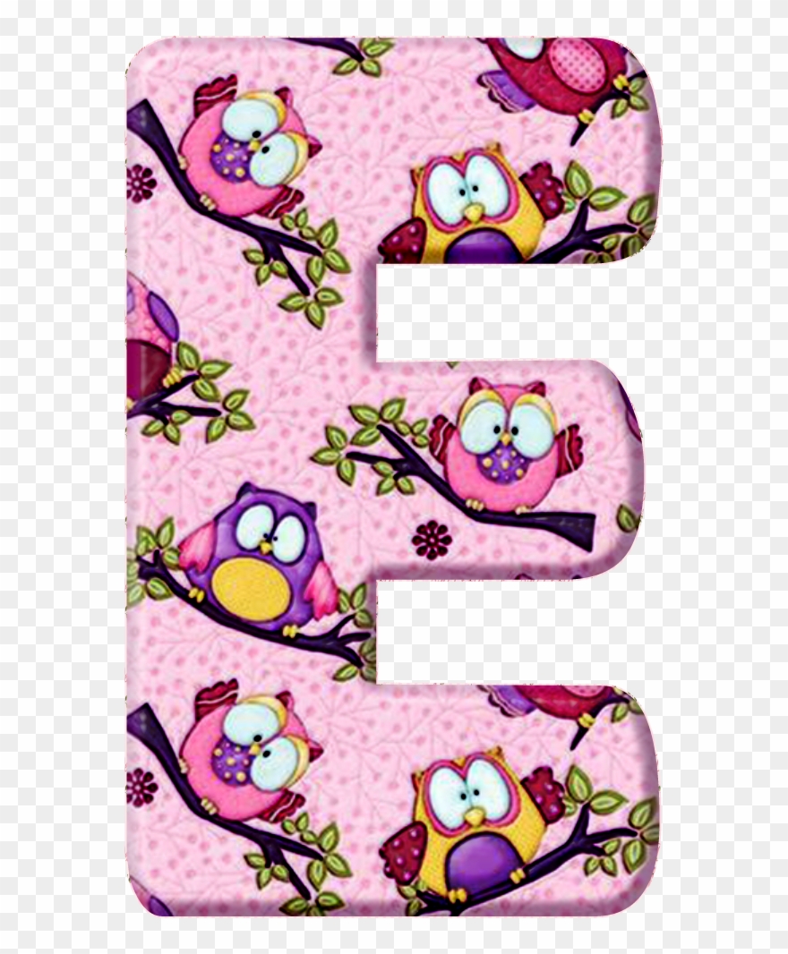 Baby Owls - ✿ E Alfabeto Decorativo Clipart