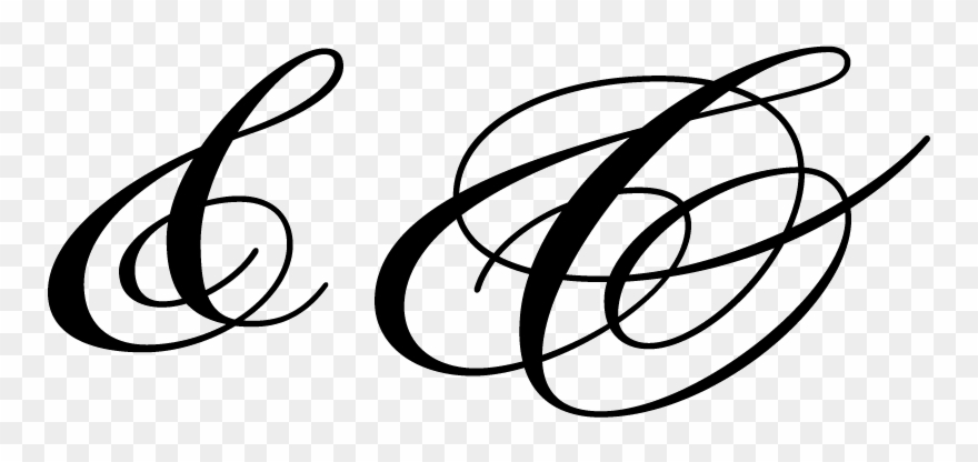 Introducing Diane Script Notebook Mark Simonson - Ampersand Fancy Clipart