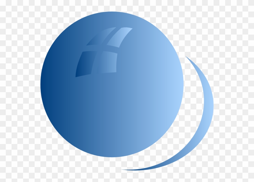 Blue Bubble Circle Clip Art - Circle - Png Download