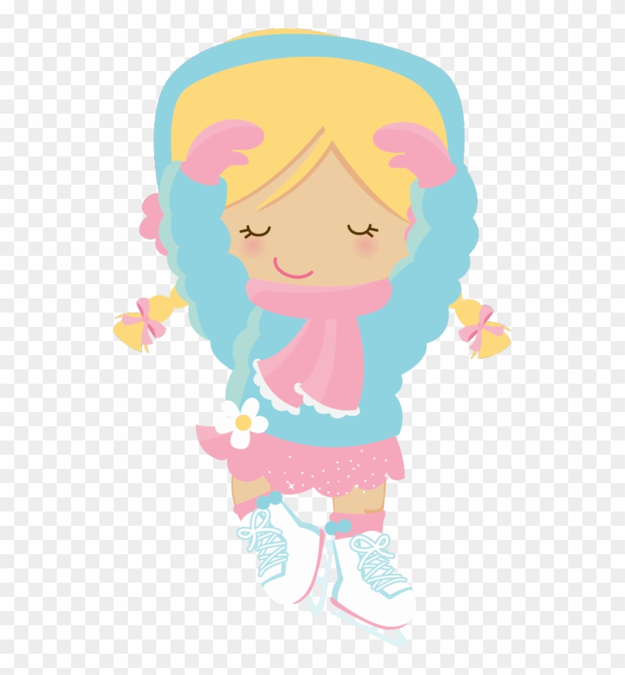 Imágenes De Niños Y Niñas En Invierno Cute Bears, Cute - Imagenes De Nenas Patinando Animadas Clipart